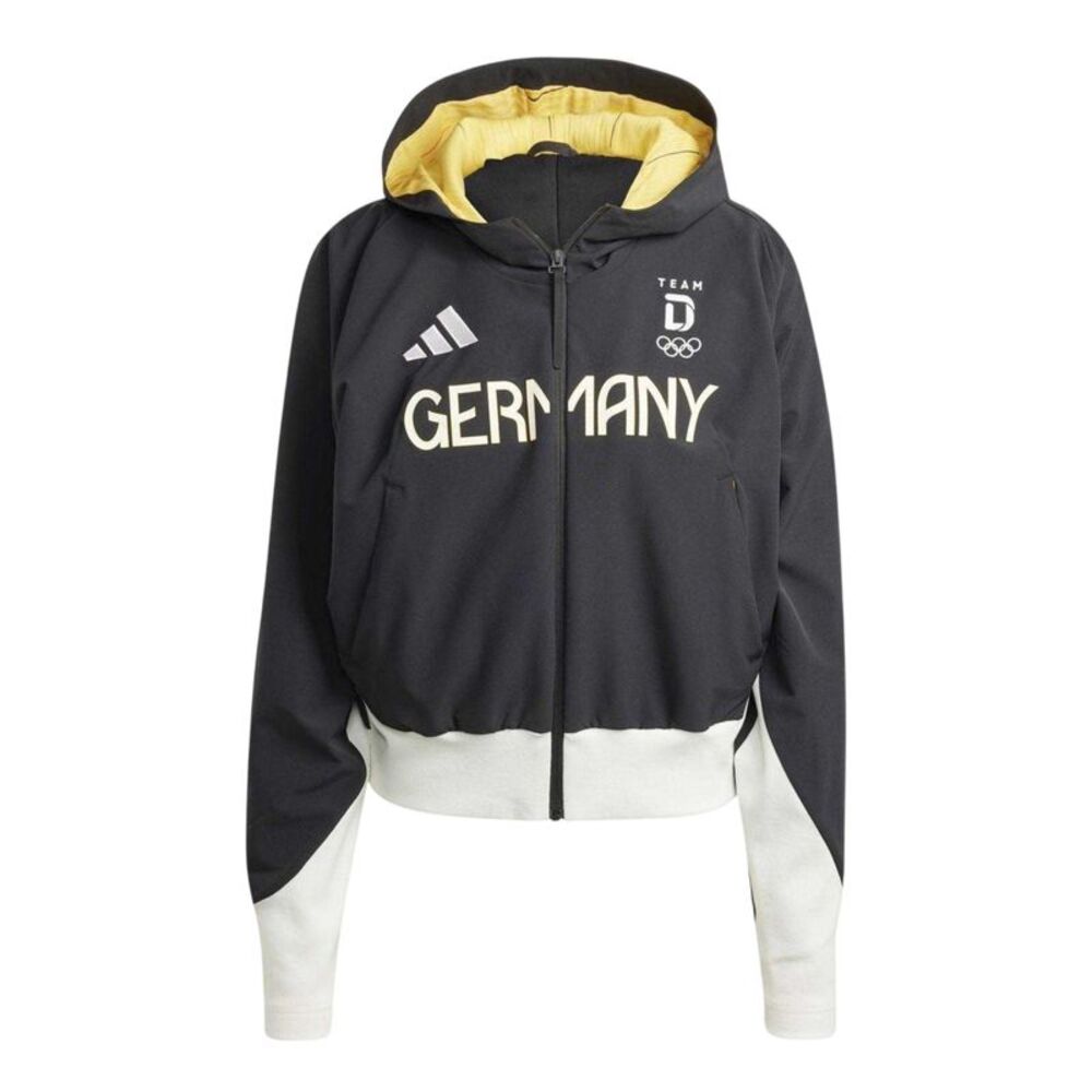 Adidas Womens/Ladies Germany Performance Training Jacket / Black